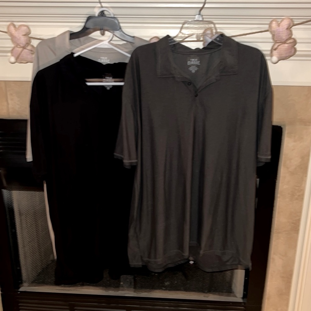 3 True Craft Dad Bod Polos, XXL
